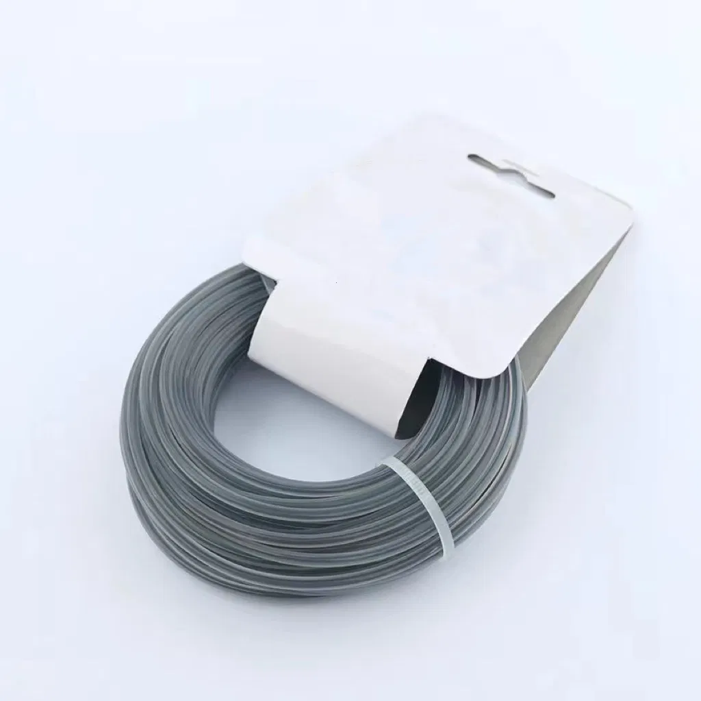 0.120 Inch 3.0mm Grass 1kg Orange Color Square Shape Nylon Cutting Line for Brush Cutter