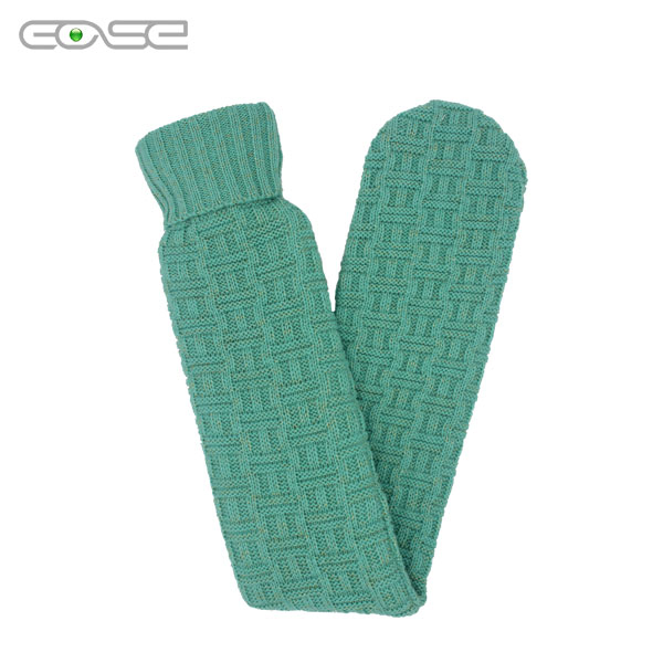 Extra Long Hot Water Bottle with Chic Cover for Comfort