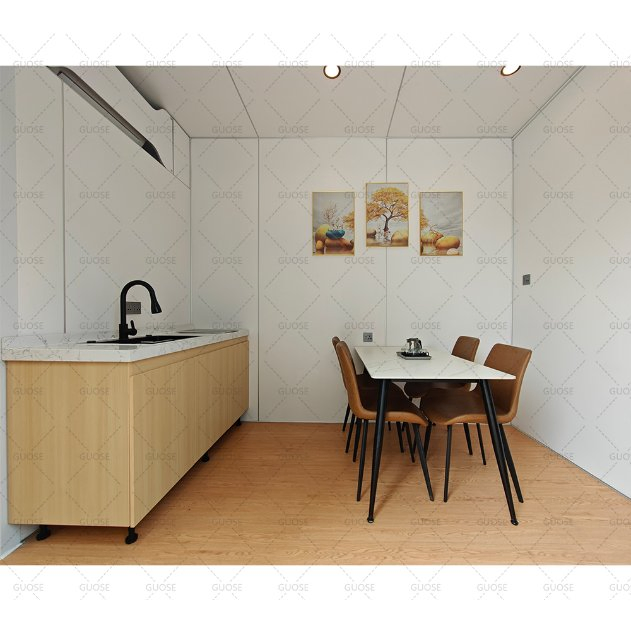 Customizable Container House Apple Cabins Connected Together Two Floors Prefab House