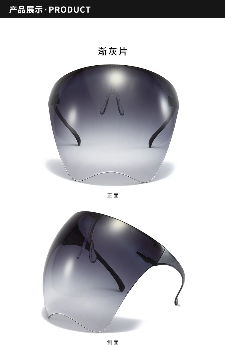 2021 New Eye Nose Mouth All Aspects Protection Fashion Trend Cross Border Direct Supply Anti Fog Protective Mask for Men and Women