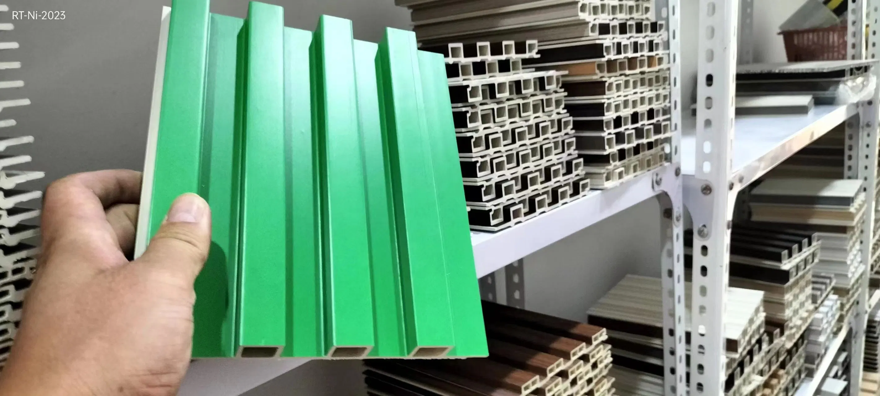 Weight 830G/M 4in1 Building Material Fluted PVC Film Board Marble Sheet WPC Wall Panel