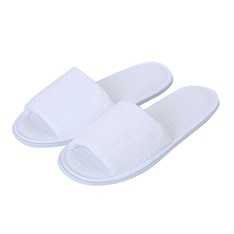 Wholesale Custom Logo Disposable Open Toe Hot Sale Hotel Indoor Guest Slippers
