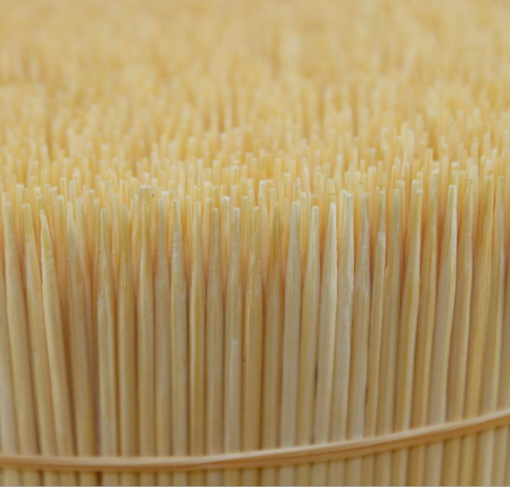 China Made 100% Natural Disposable Bamboo Toothpick in Bulk