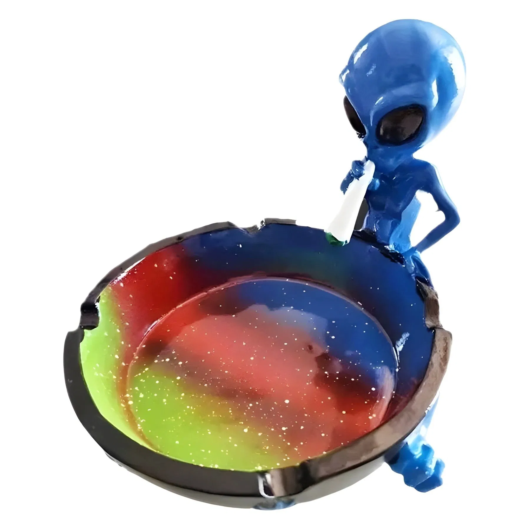 Cool Cigarette Ashtray, Alien Fantasy Figurine Tray Ez30817