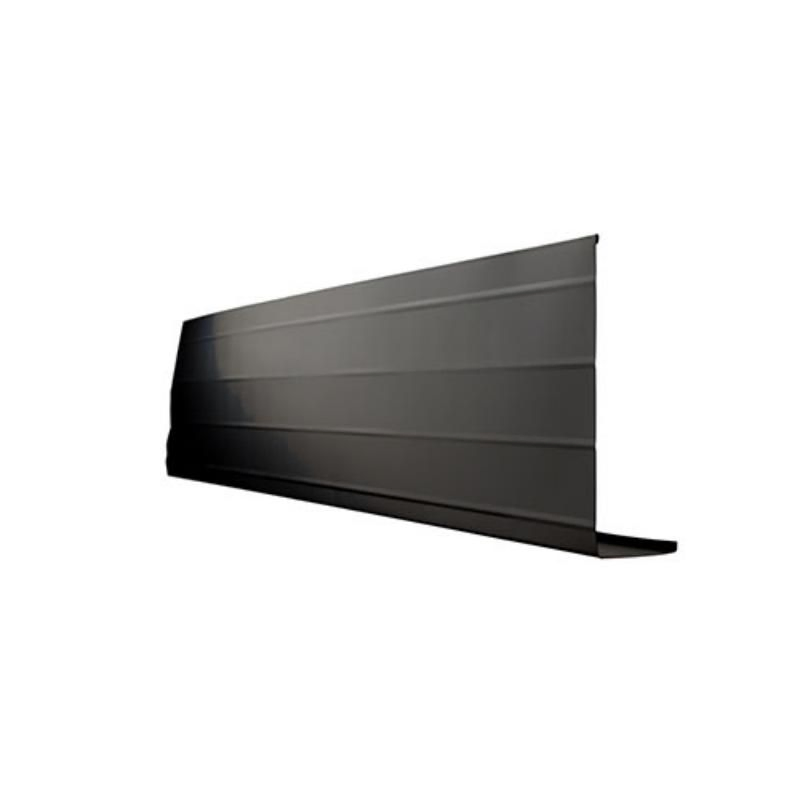 . 016inch Thick 6'' 8'' 10'' Width Ribbed Aluminum Fascia for Canada