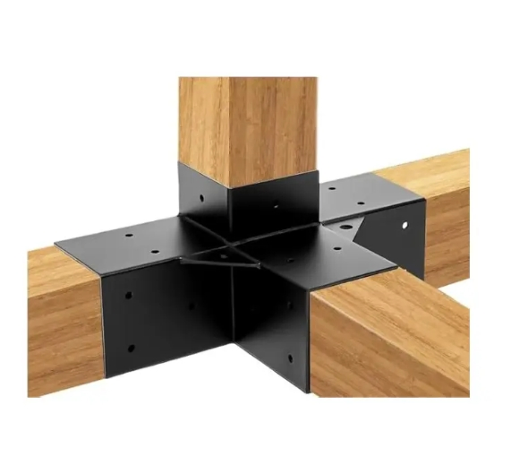 3 - Way Right Angle Wood Beams Gazebo Stainless Steel Pergola Bracket Kit