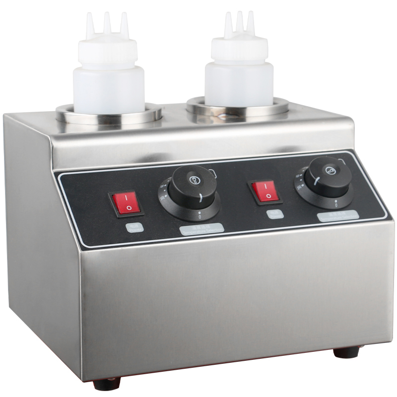 Commercial Grade Sauce Heater and Dispenser with Squeeze Bottle