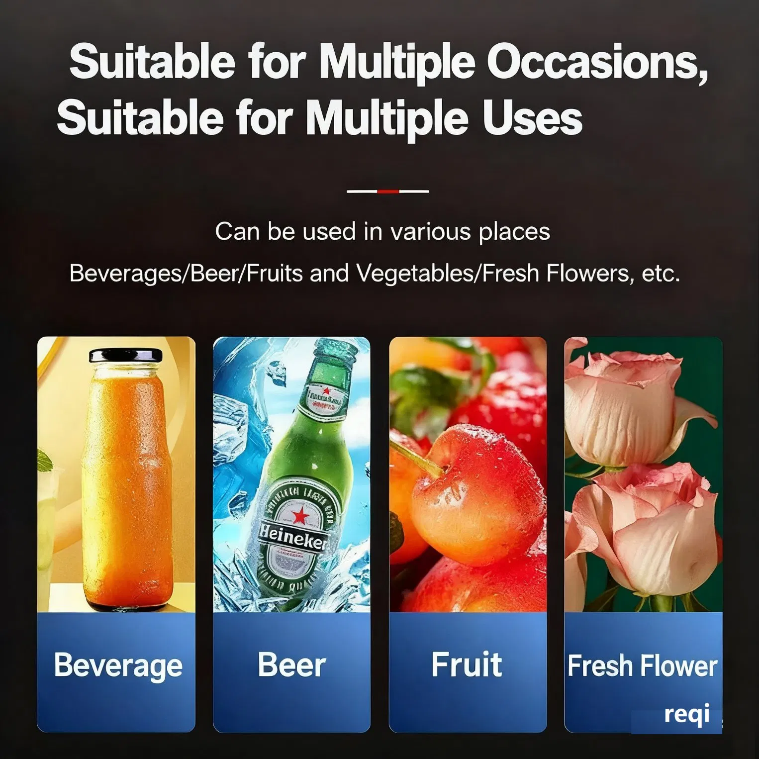 New Slim Showcase Vertical Cooler 145liter China Origin with CE for Shops