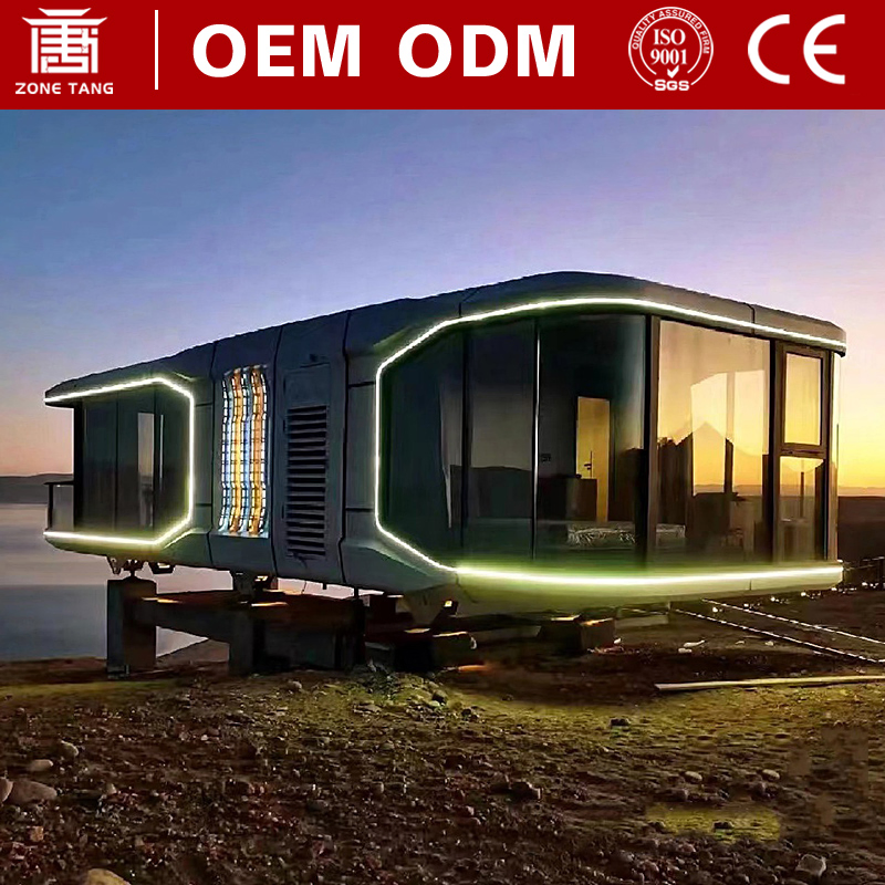 High Quality Prefab Capsule/Steel Structure/Cheap Prefabricated/Luxury Container Home