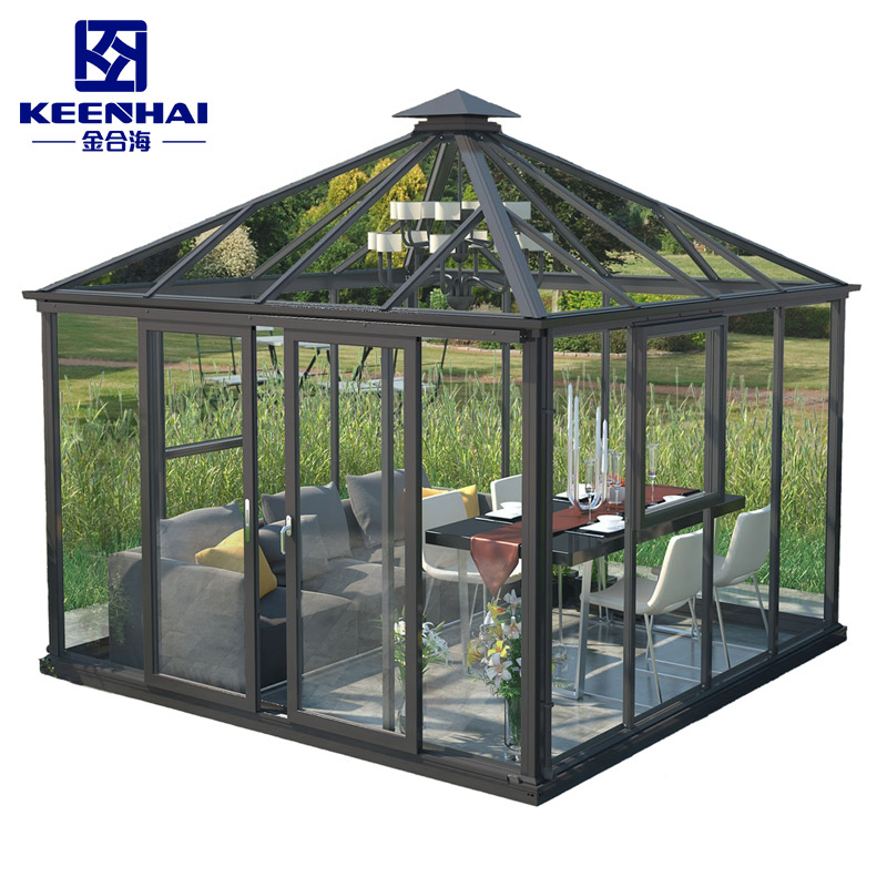 Customized Design Aluminum Frame Glass Sunroom