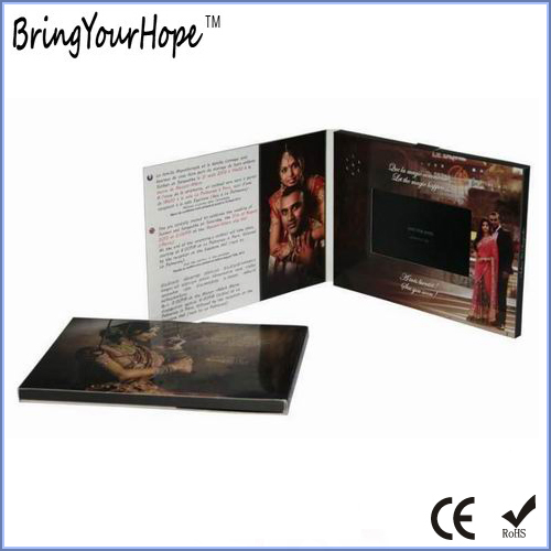 7 Inch Greeting Card Video Photo Player Video Brochure