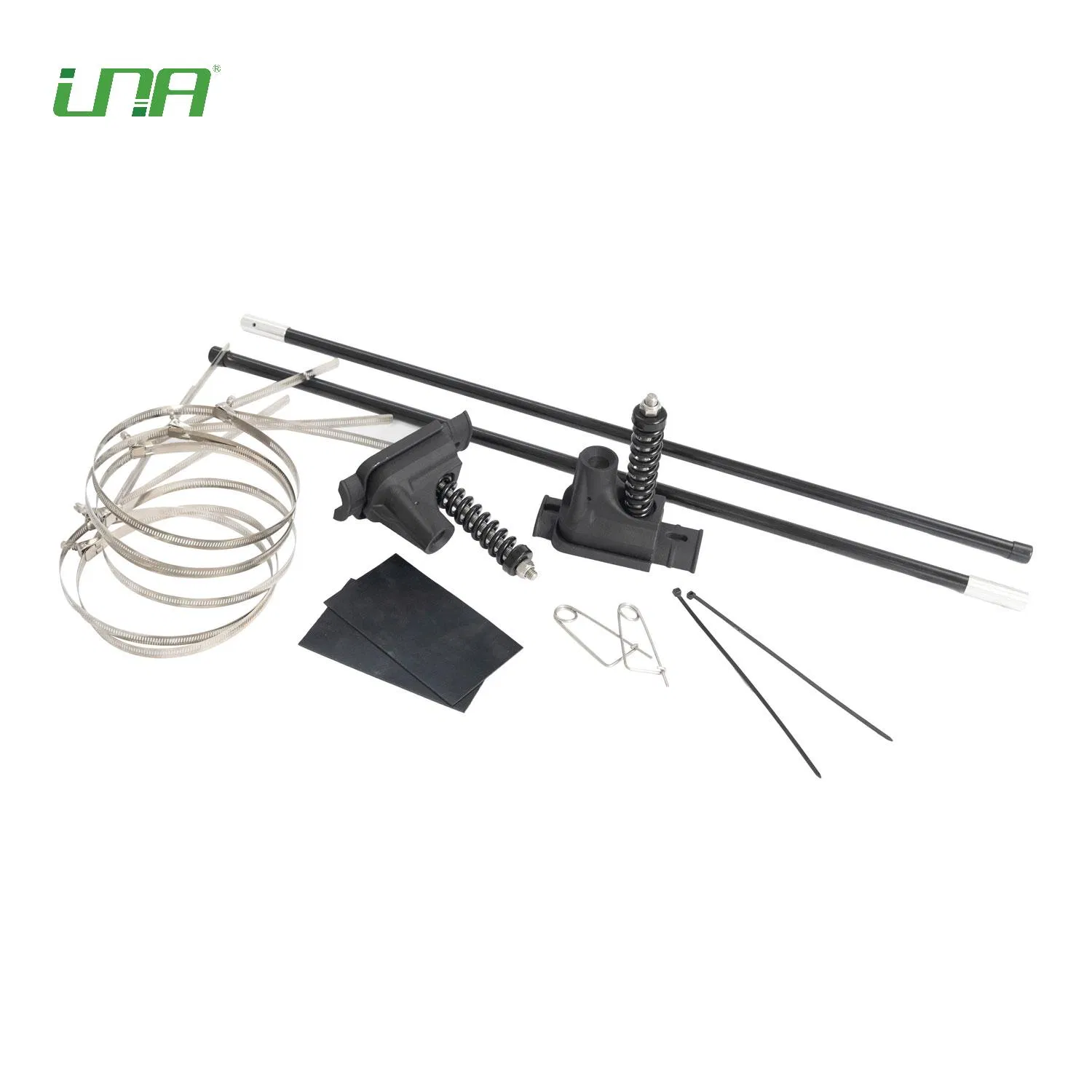 Street Lamp Pole Advertising Flex Banner Holder Bracket Hardware Poster Fixer