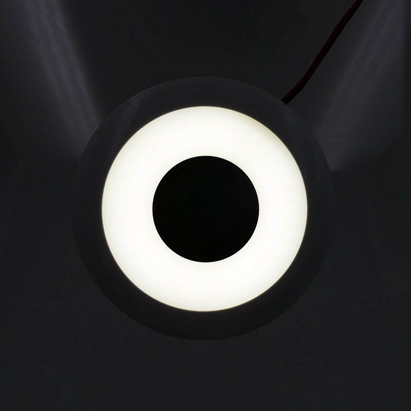 Круглый потолочный светильник 10-30В для лодок, автодомов, караванов