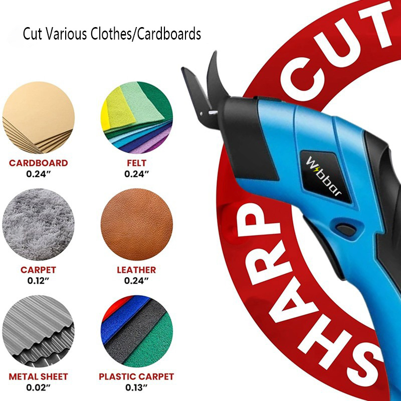 Электрические ножницы для ткани Power Portable