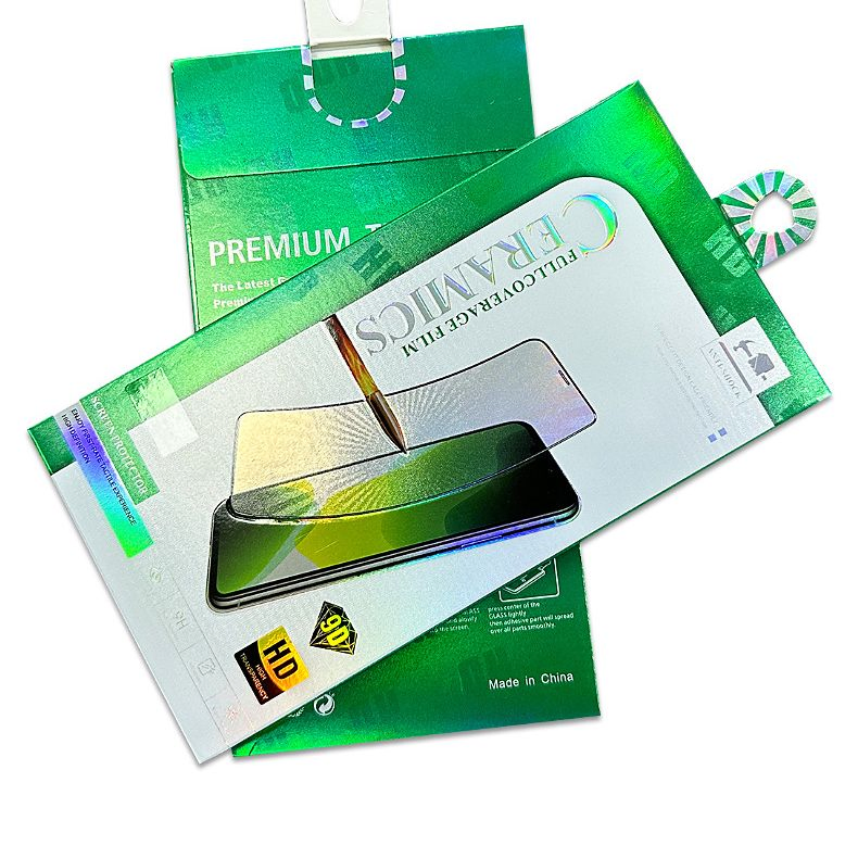 Упаковочная коробка для защитных стёкол для телефона