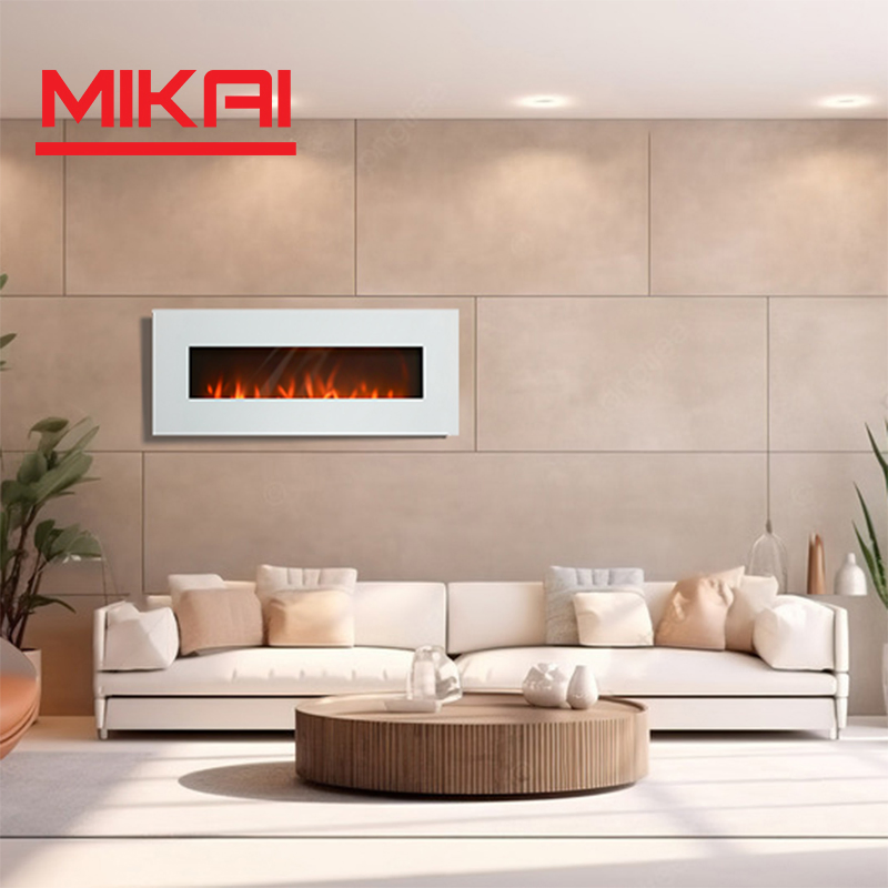 High Performance Wall Mount Style Indoor Modern Fake Electric Fireplace