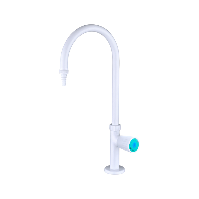 Лабораторный кран с водопадом, латунь, эпоксидное покрытие