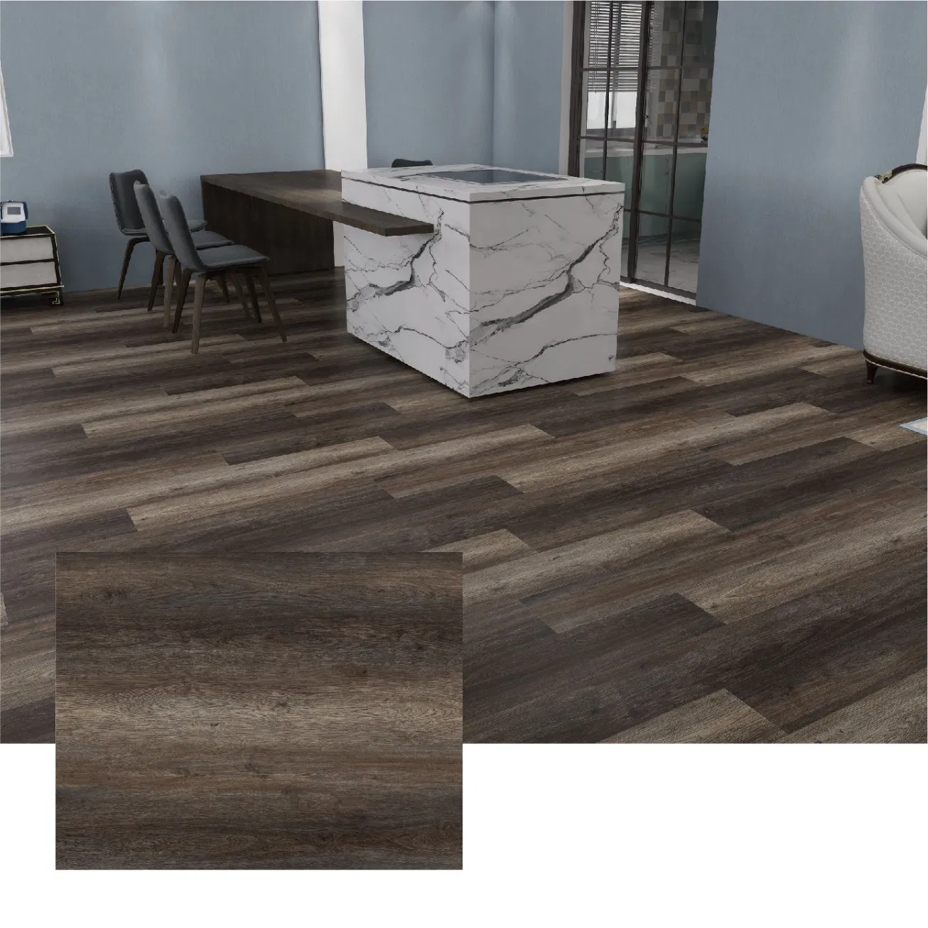 Виниловая плитка SPC 5 мм Click Installation Flooring
