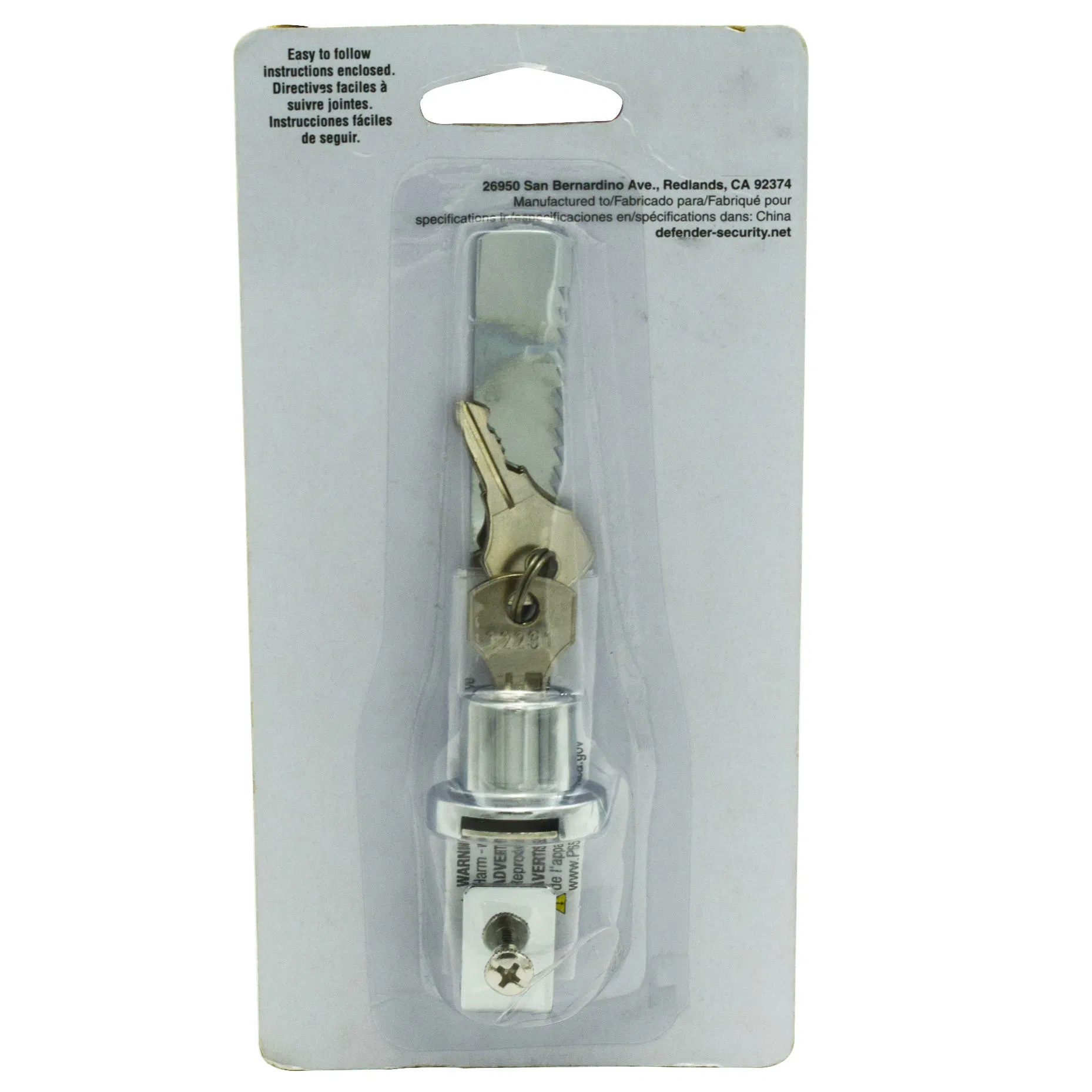 High Quality Glass Cabinet Door Locks with Chrome Finish Security Keayed Alike Showcase Sliding Glass Door Ratchet Lock