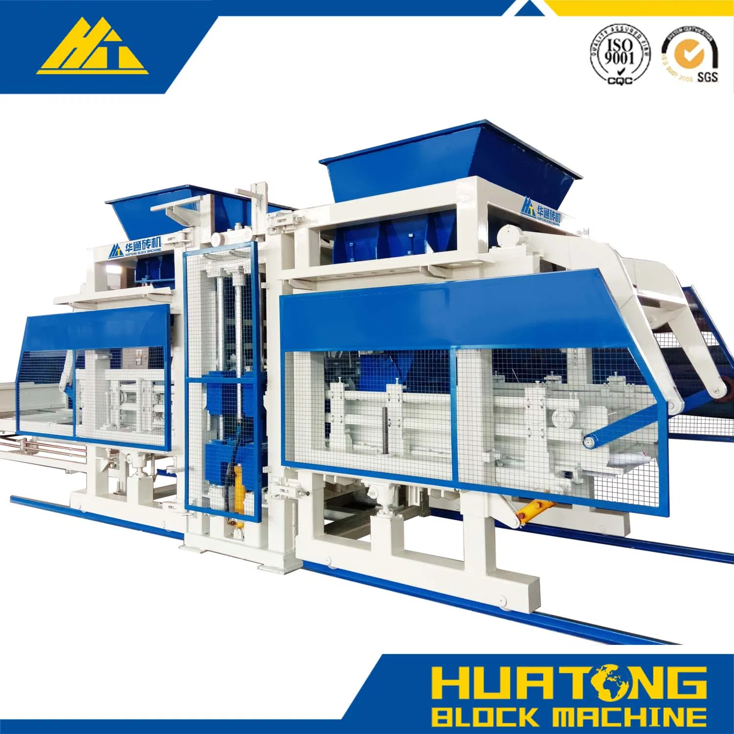 Qt12-15 Fully-Automatic Concrete Brick Forming Machine with High Capacity