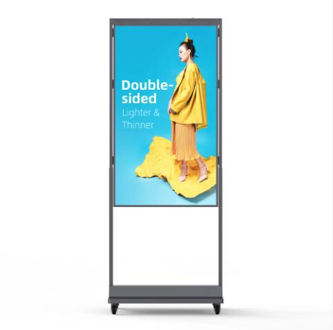 49 Inch Indoor Window Display LCD High Brightness Double Sided Screen Ceiling Hanging Screen Advertising Monitor Digital Menu
