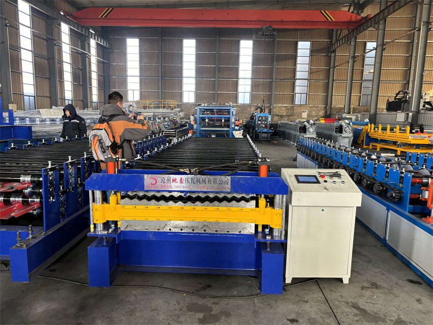 914/1200 Roofing Sheet Corrugating Roofing Sheet Making Roll Forming Machine
