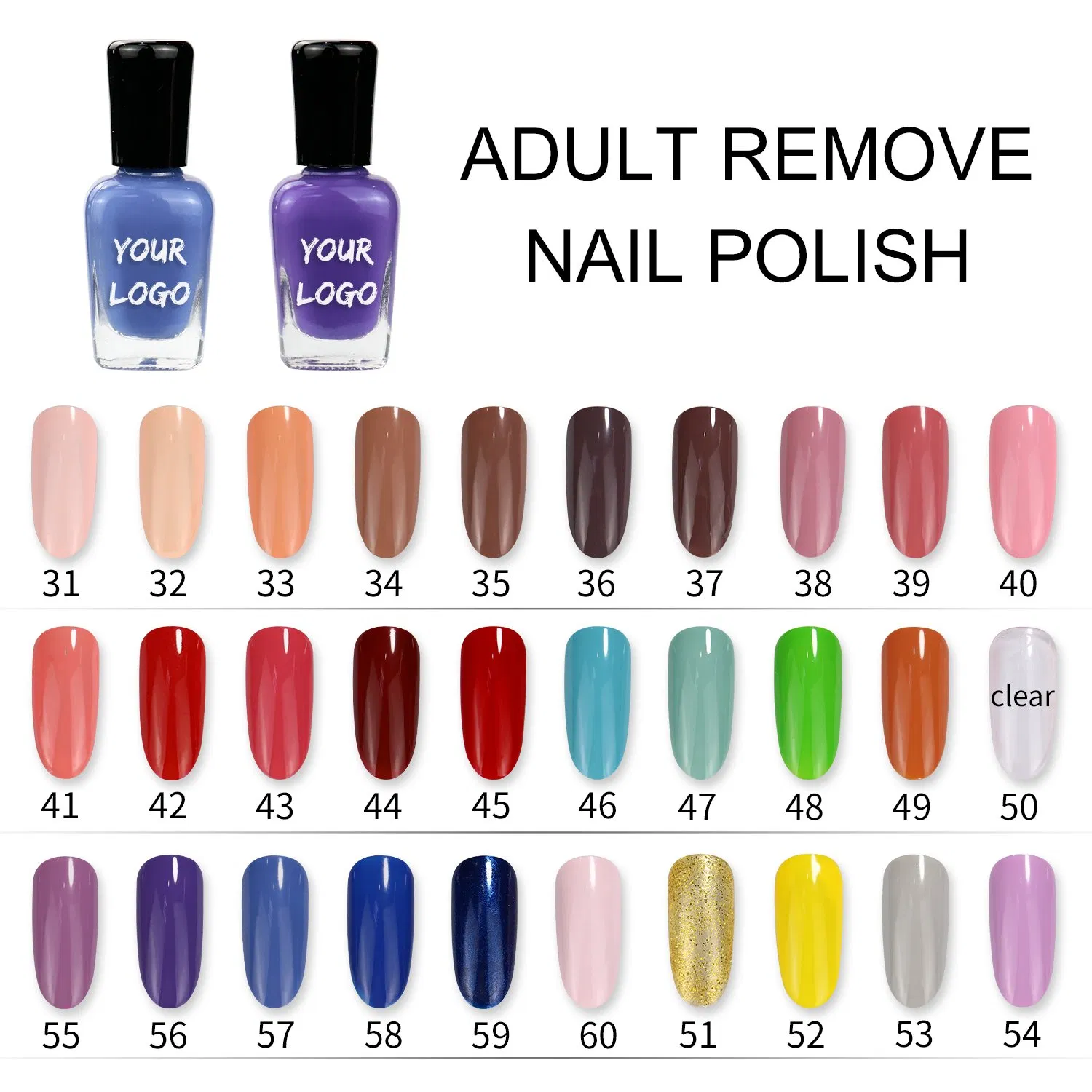 Wholesale Nail Products Factory OEM Waterproof Nail Polish Free Sample