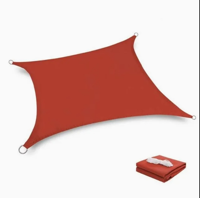 Outdoor Triangle Sun Shade Sail UV Resistant Awning for Patio Garden