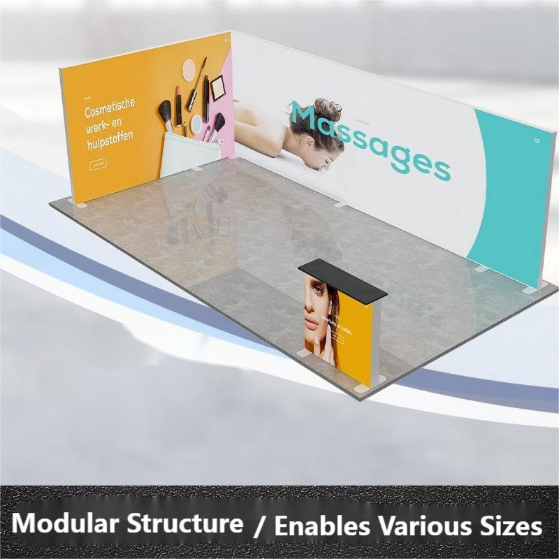 Customizable Lightweight and Modular Exhibition Display Light Box Combined Booth