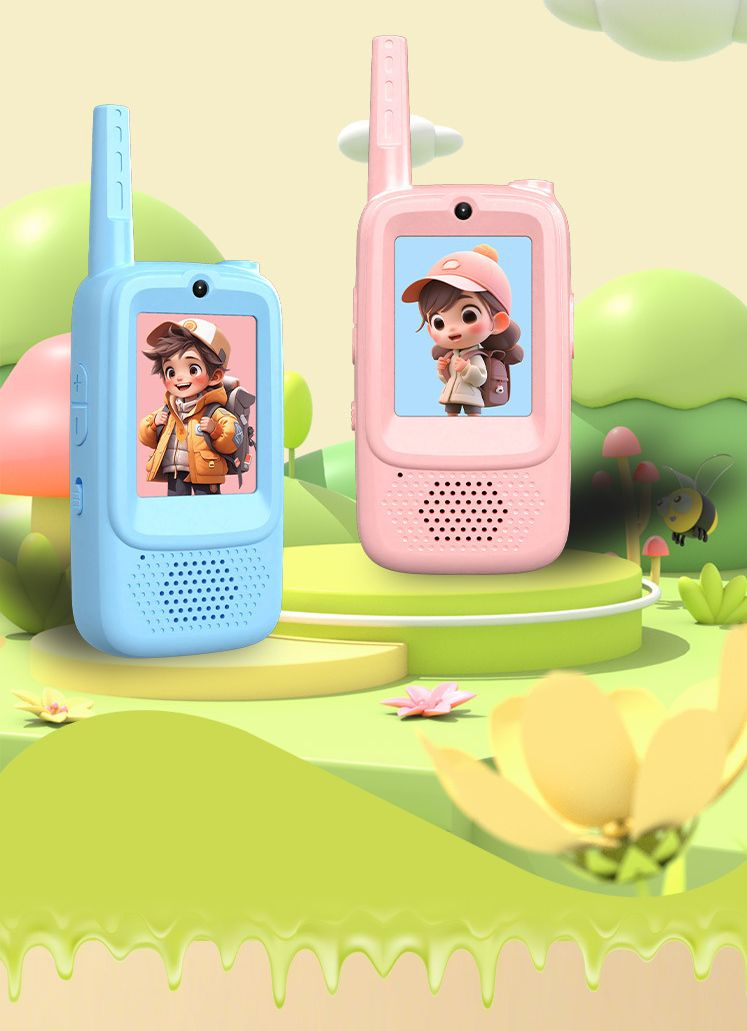 Children Kids Camera Video Walkie Talkies Children Video Intercom for Kids Indoor Outdoor Toys for Games Camping Hiking