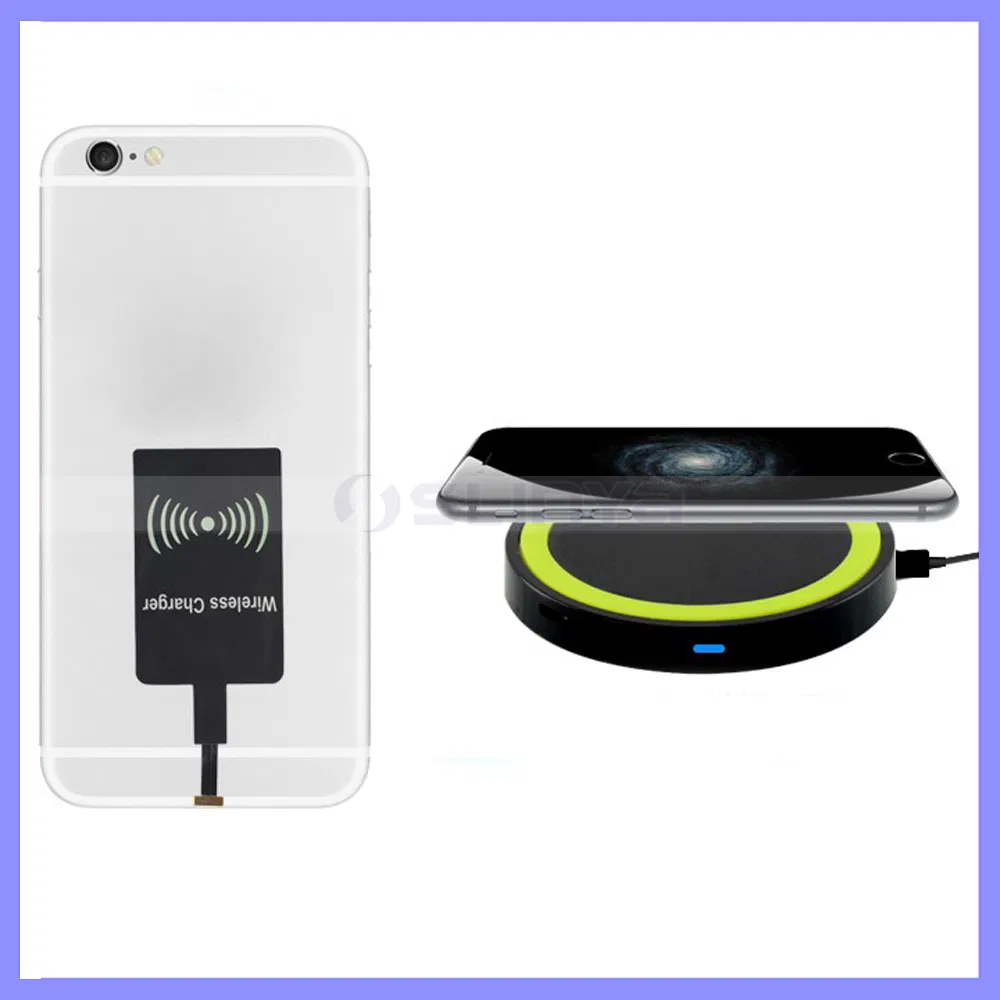 portable Mobile Phone Use Qi Wireless Charger Recieve Power Bank for iPhone 6s Plus Samsung S6 Edge Smart Cell Phone