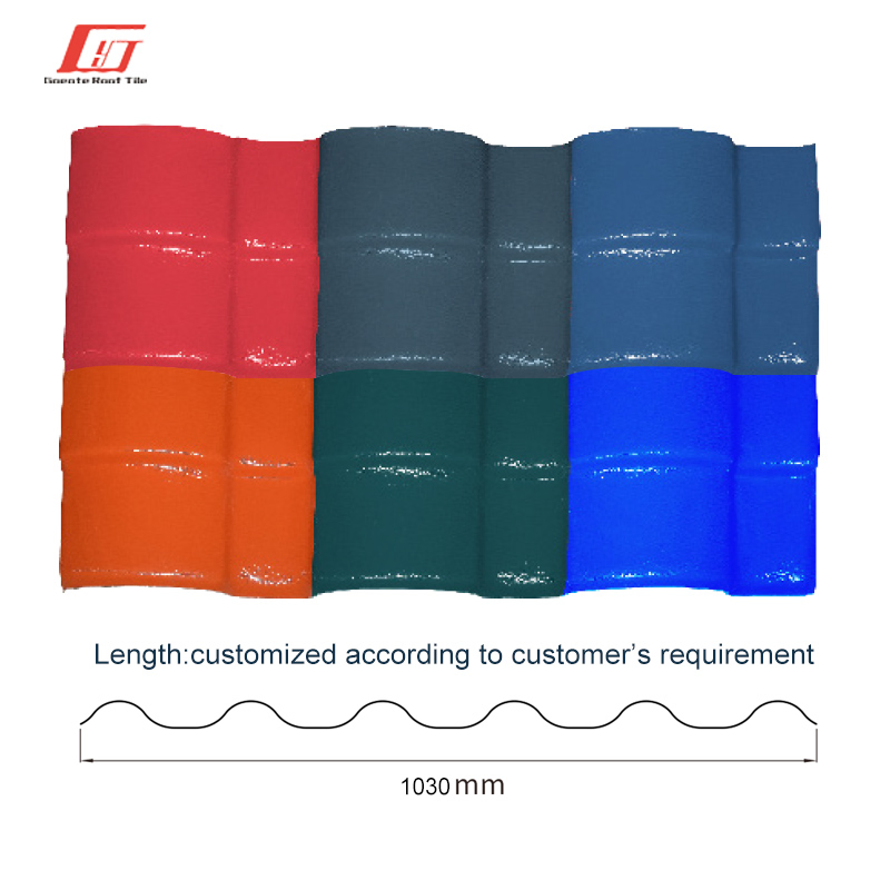 PVC Roofing Sheet ASA Spanish Roofing Tile Tejas De PVC