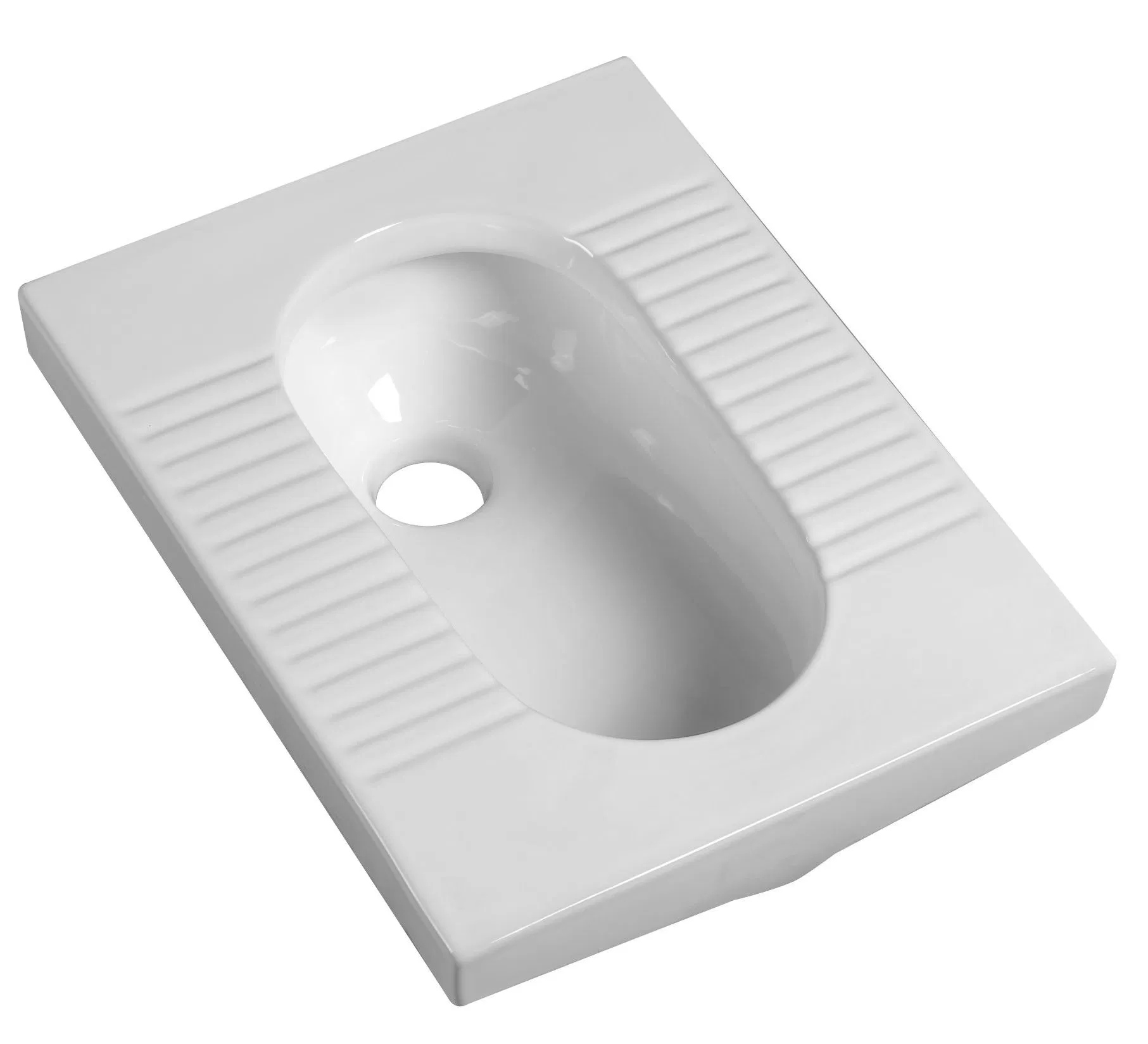 Hot Sales Squatting Pan Toilet Ceramic Wahshdown Toilet Squatting Pan with Cover Bathroom Squat Pan