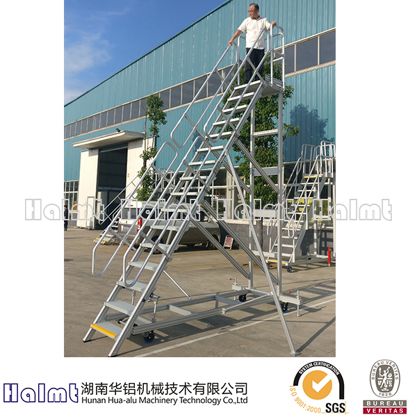 Aluminium Straight Step Ladders with Height 4m