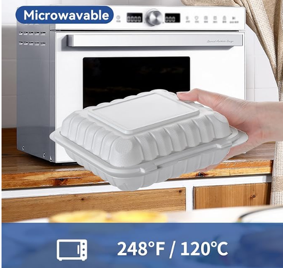 Premium Hinged Lid Takeout Box for Cake and Pizza Storage Solutions