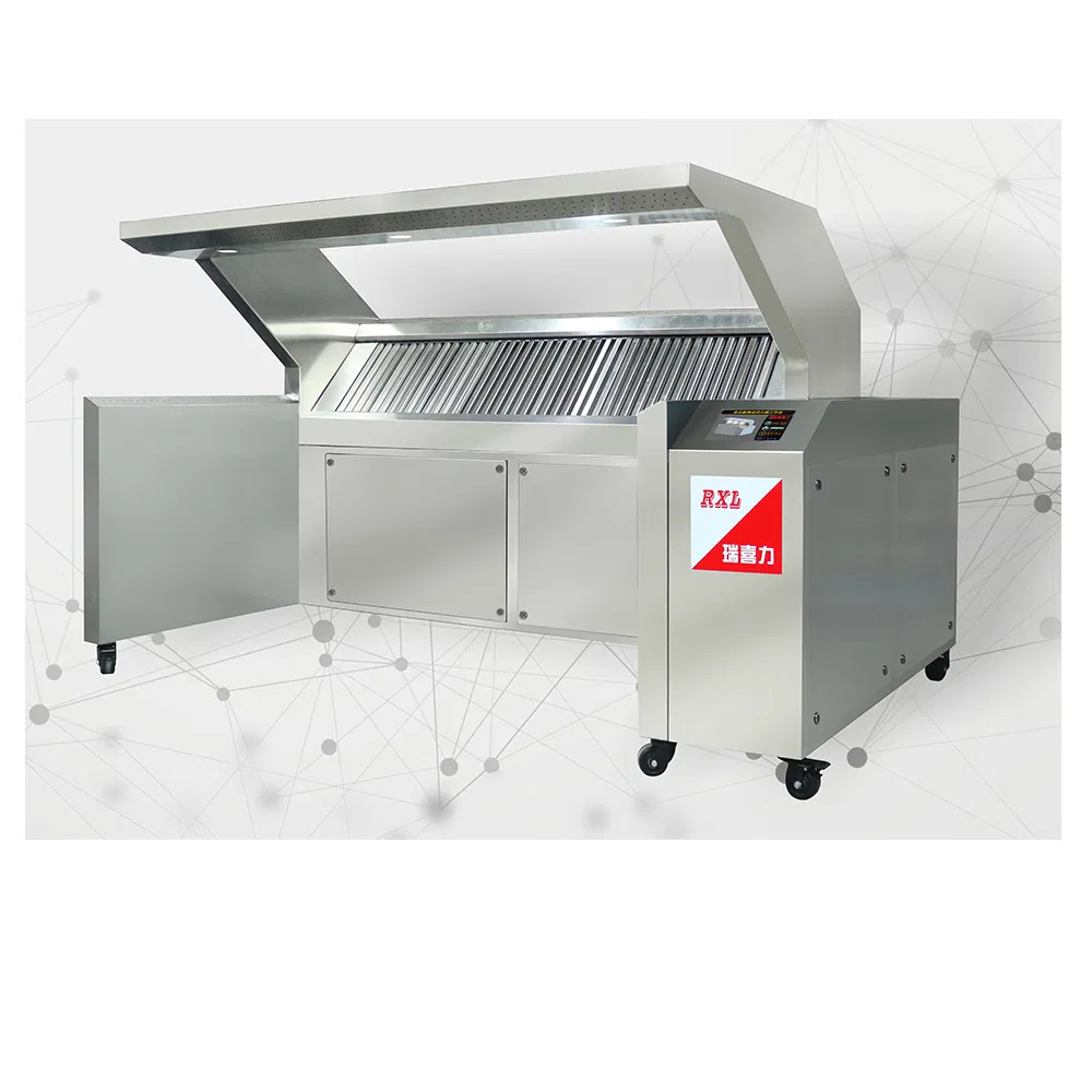 Stainless Steel Catering Food Trailer with Smoke Odor Eliminator System