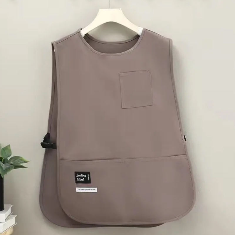 Canvas Apron Kitchen Waterproof and Oil Proof Adjustable Waiter Custom Waterproof Tool Washable Carpenter Barista Apron