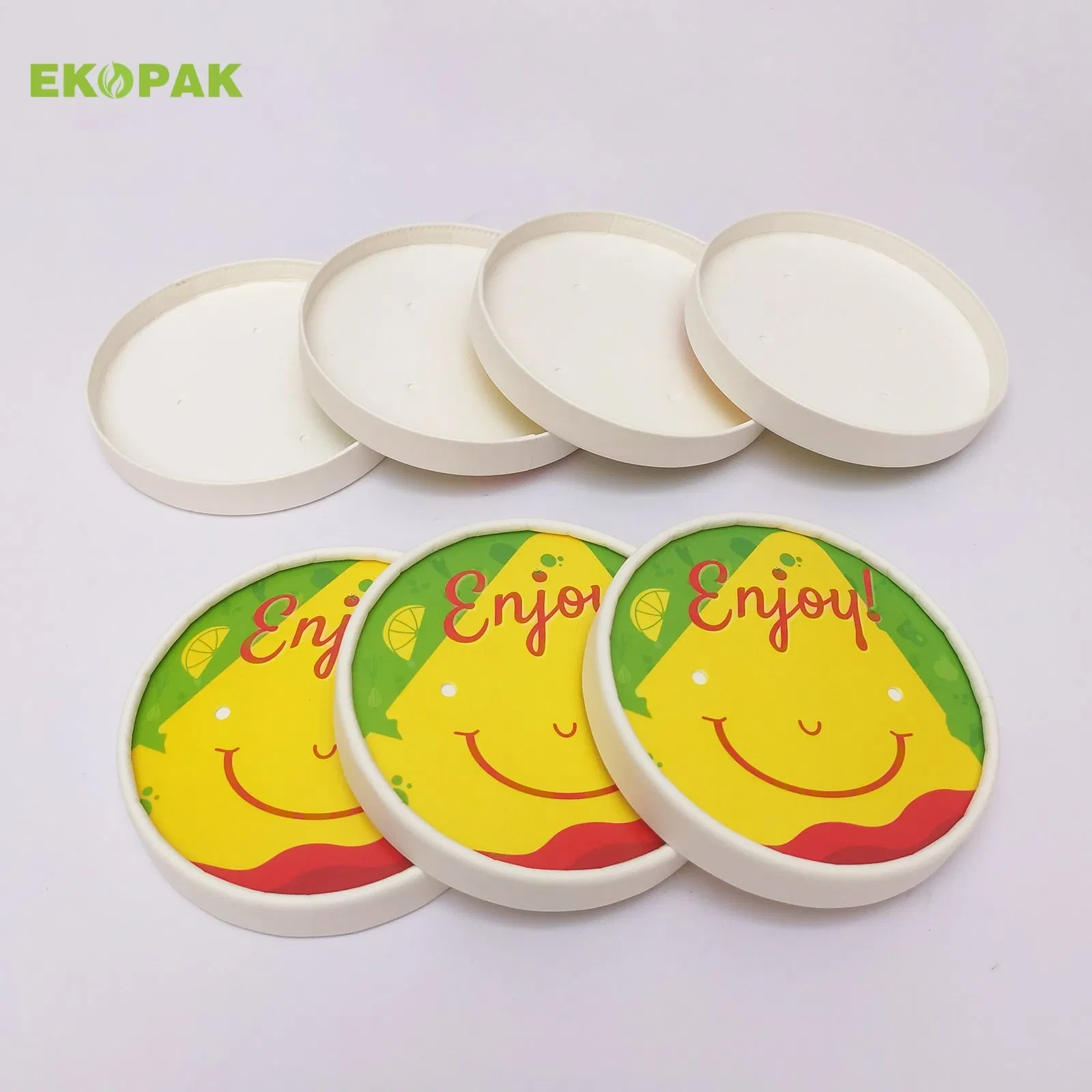 Disposable Frozen Yogurt Paper Cup Ice Cream Square Cup Packaging