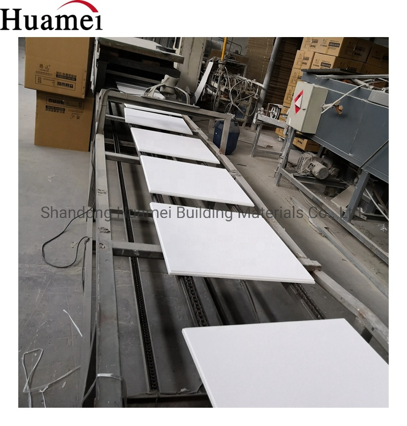 Acoustic Fiber Glass Wool Ceiling Panels Suspended Soundproof Ceiling Tile