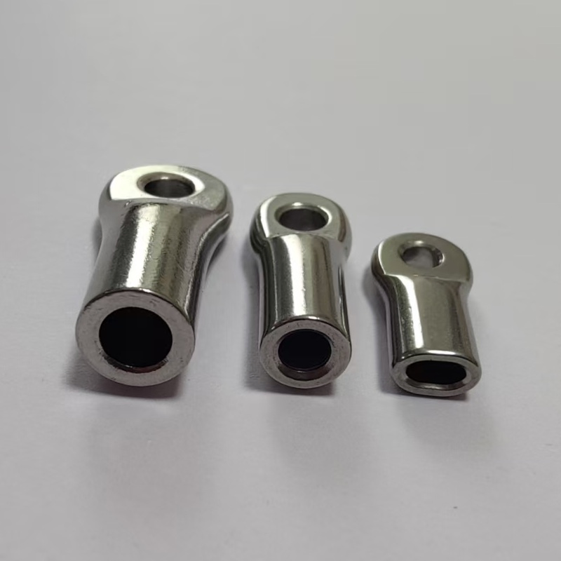 Machine Swage Stainless Steel Eye Terminal for Compact Wire Rope