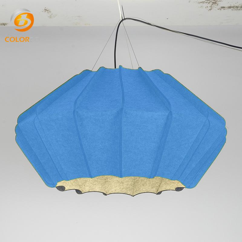 Sound Absorption CE Certified Wall Hanging Lights Ceiling Felt Lampshade