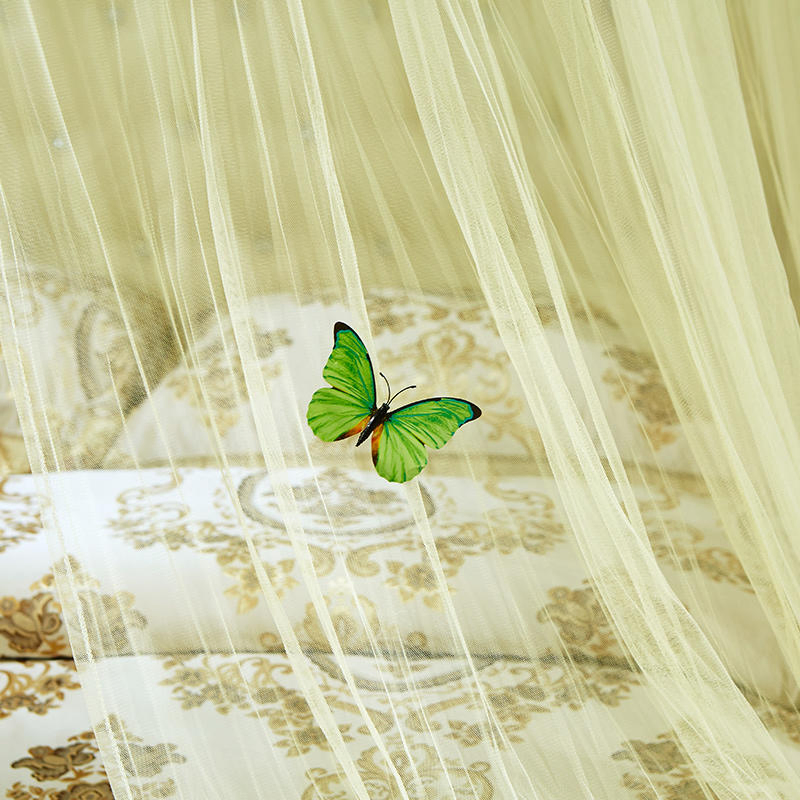 1PC Home Bed-Curtain Solid Court Style Round Top Decorative Universal Mosquito Net