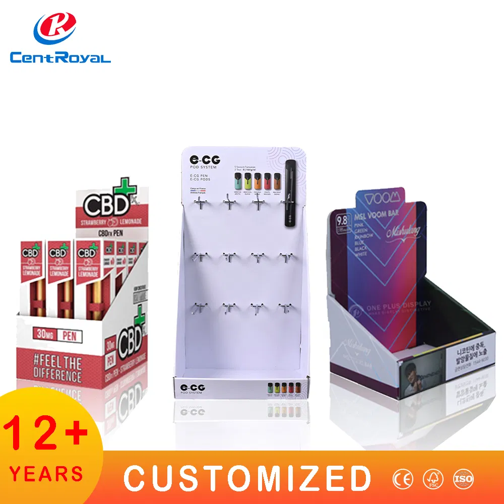 Eco-Friendly Floor Standing Display Shelf for Milk and Juice