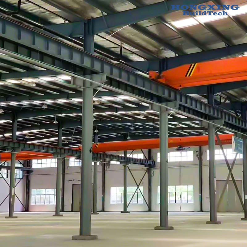 Large Span Steel Building Solution for Projects with Green Wall
