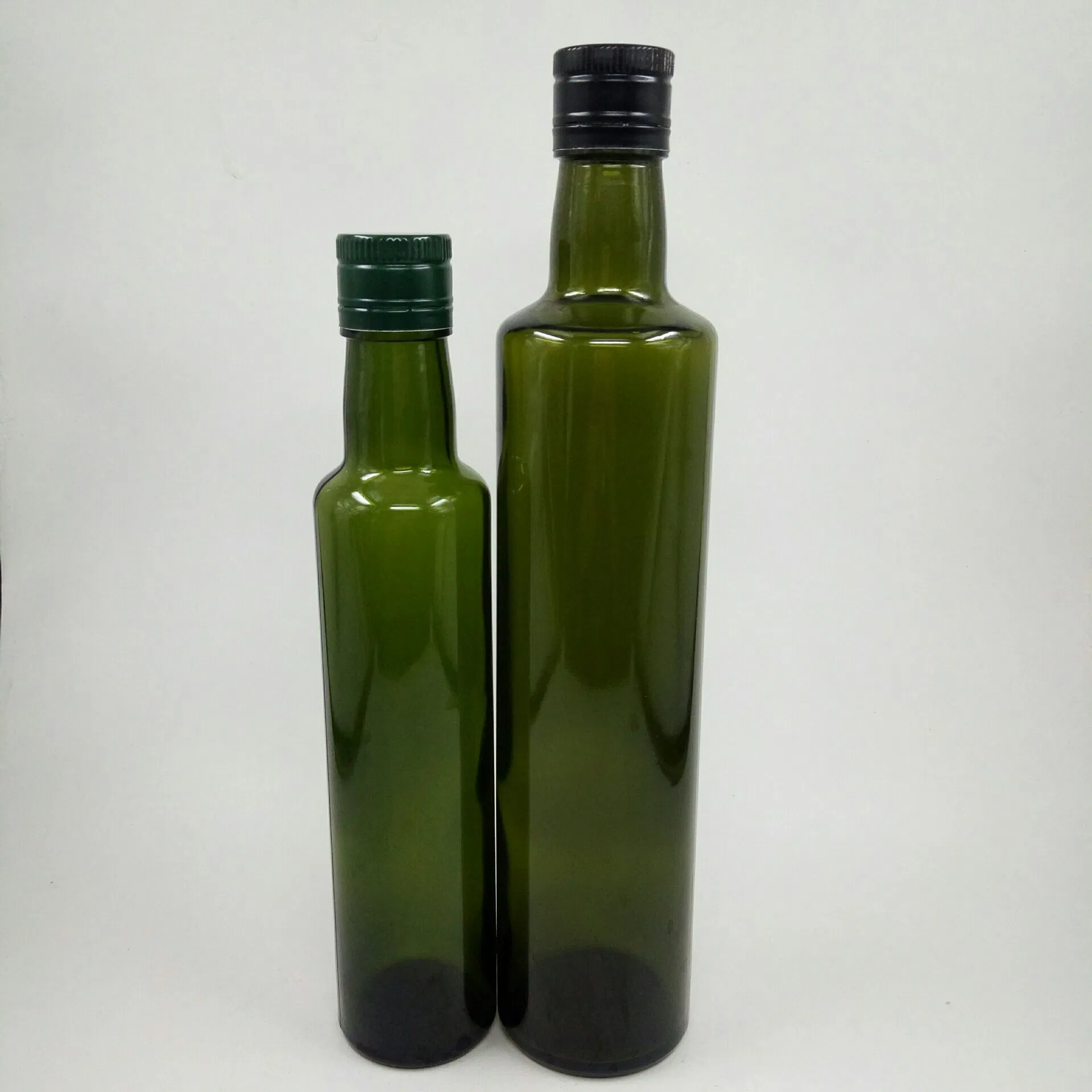 Wholesale Dark Green Dorica Glass Olive Oil Bottle 250ml /500ml/750, L/1L