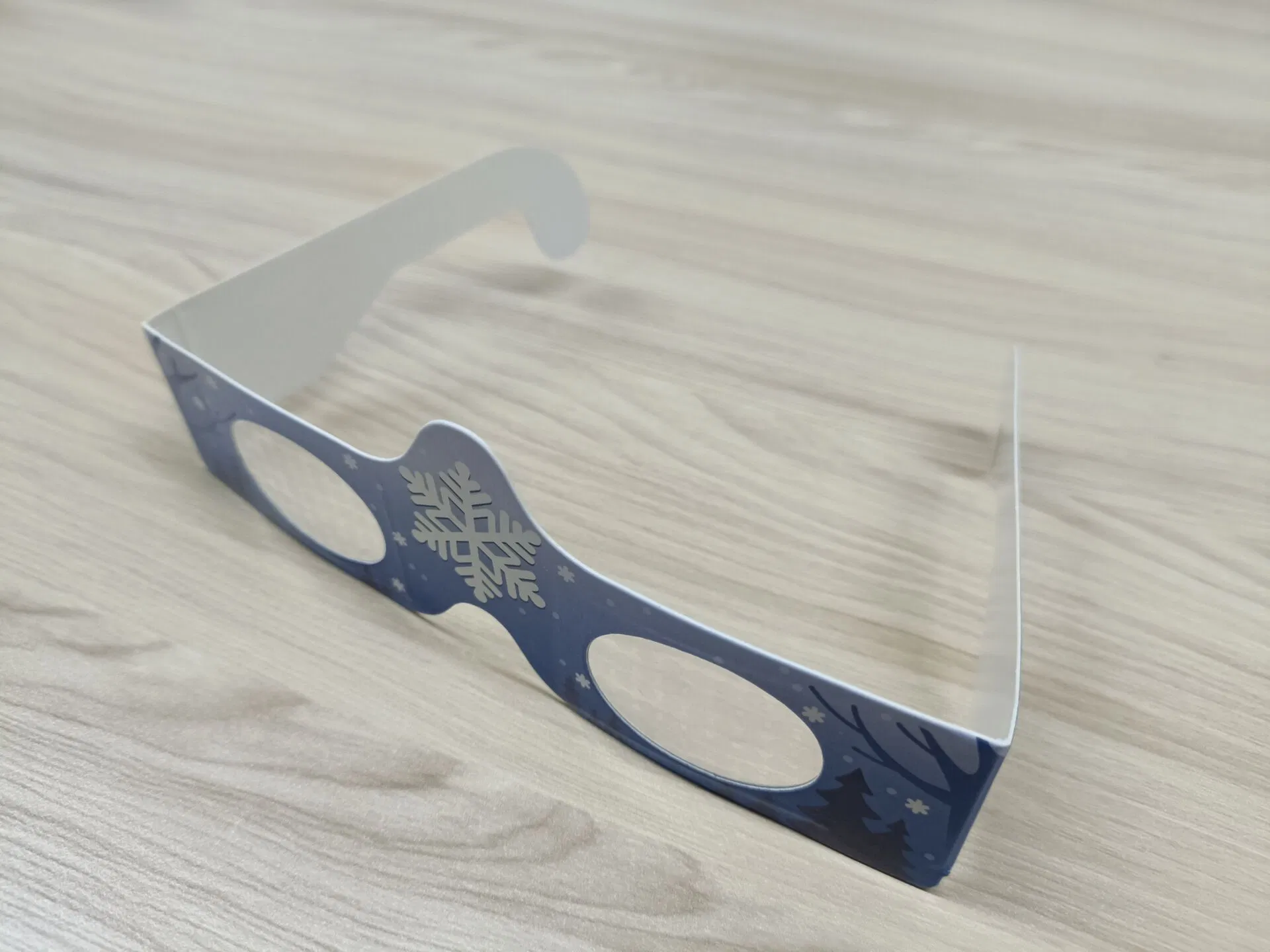 Factory Direct Sale Paper Glasses 3D Glasses Snowflake Glasses Can Be Customized Printing