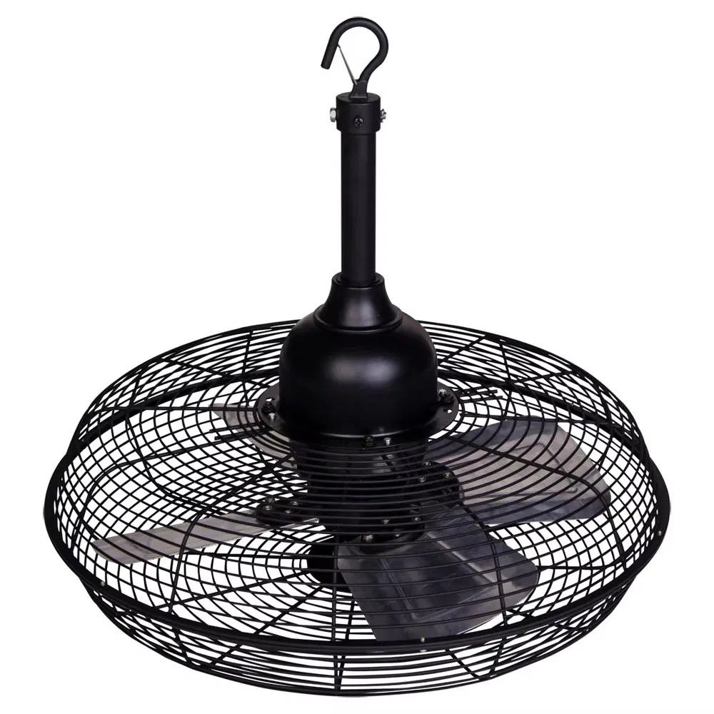 Промышленный подвесной вентилятор 16 дюймов, металлический