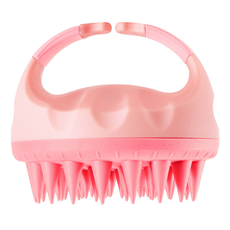 Hair Scalp Massager Shampoo Brush Hair Scrubber Scalp Shampoo Brushes Hair Washing Brush Silicone Scalp Exfoliator for Dandruff Removal