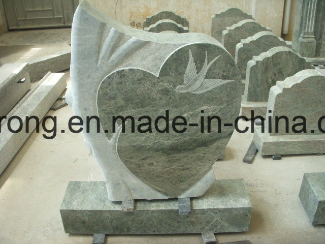 New Design Green Granite Grave Funeral Monuments