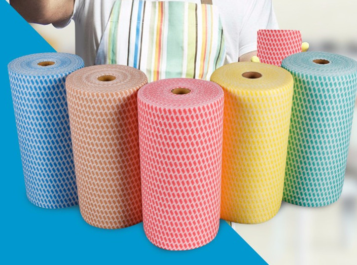Anti-Bacterial Disposable Spunlace Non Woven Cloth Wipes Towel